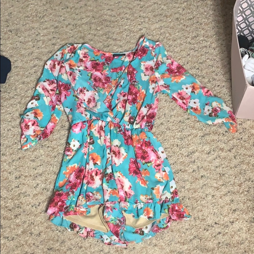 floral print romper